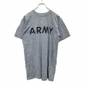 半袖 プリント Tシャツ Sサイズ バックプリント グレー 古着卸 アメリカ仕入 t2405-3435