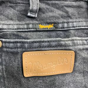 Wrangler カウボーイ ロングパンツ W33 ラングラー ブラック コットン メキシコ製 古着卸 アメリカ仕入 2404-928の画像9