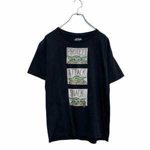 STAR WARS 半袖 キャラクター プリントTシャツ 2XL 170～ キッズ マンダロリアン ベビーヨーダ 古着卸 アメリカ仕入 a604-7616