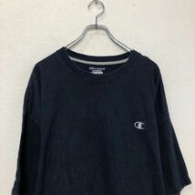 Champion 半袖 プリント Tシャツ チャンピオン 2XL ネイビー クルーネック 古着卸 アメリカ仕入 a604-7608_画像2