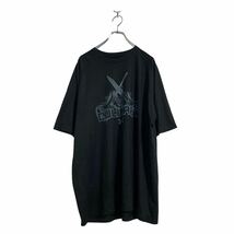 UNDER ARMOUR 半袖 プリント Tシャツ 2XL ブラック アンダーアーマー ビッグサイズ 剣 古着卸 アメリカ仕入 a604-7631_画像1