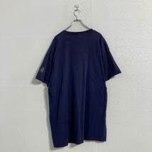 DELTA 半袖 プリント Tシャツ XL ネイビー デルタ ビッグサイズ クルーネック 古着卸 アメリカ仕入 a605-5062_画像4