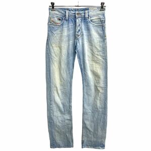 DIESEL デニムパンツ W28 ディッキーズ LARKEE ボタンフライ ライトブルー コットン 古着卸 アメリカ仕入 2405-67