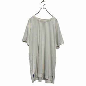 S.WEAR NET 半袖 無地Tシャツ 3XL ホワイト ビッグサイズ クルーネック スポーツウェア 古着卸 アメリカ仕入 a605-5983