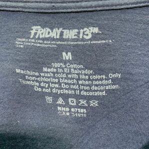 FRIDAY THE 13 半袖 キャラクター プリントTシャツ M ネイビー 13日の金曜日 クルーネック ジェイソン 古着卸 アメリカ仕入 a605-6012の画像7