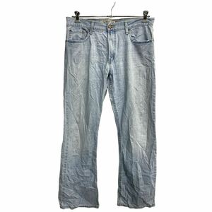 Levi's 527 デニムパンツ W34 リーバイス ロウブーツカット ライトブルー コットン メキシコ製 古着卸 アメリカ仕入 2405-275