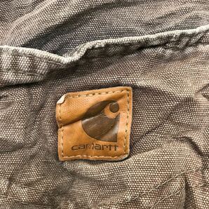 Carhartt ワークパンツ W36 カーハート ビッグサイズ ルーズフィット ブラウン コットン メキシコ製 古着卸 アメリカ仕入 2405-354の画像9