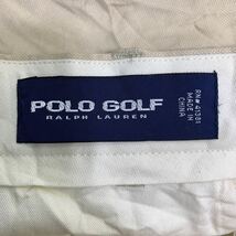 POLO GOLF スラックス W34 ラルフローレン ポロゴルフ スポーツ ベージュ 古着卸 アメリカ仕入 2405-377_画像7