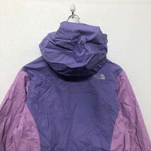 THE NORTH FACE ジップアップ ナイロン ジャケット L キッズ ピンク パープル マウンテンパーカー 古着卸 アメリカ仕入 a605-6180_画像5