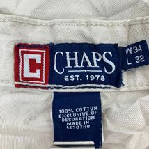 CHAPS チノパン W34 チャンプス オフホワイト コットン 古着卸 アメリカ仕入 2405-481_画像10