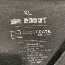 MR.ROBOT 半袖 プリントTシャツ XL ブラック ビッグサイズ クルーネック キャラクター 古着卸 アメリカ仕入 a605-6250_画像7