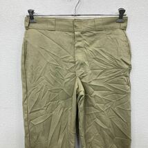 Dickies ワークパンツ W33 ディッキーズ ベージュ メキシコ製 古着卸 アメリカ仕入 2405-522_画像2