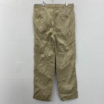 Polo Ralph Lauren チノパンツ W36 ビッグサイズ ポロラルフローレン ベージュ コットン タック メキシコ製 古着卸 アメリカ仕入 2405-512_画像4