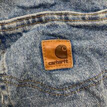 Carhartt デニムパンツ W32 カーハート リラックスフィット ブルー コットン メキシコ製 古着卸 アメリカ仕入 2405-543_画像7