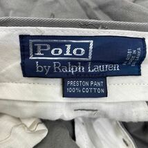 Polo Ralph Lauren チノパンツ W36 ポロラルフローレン グレー コットン 古着卸 アメリカ仕入 2405-533_画像9