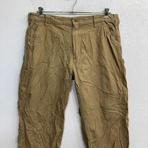 Carhartt ペインターパンツ W40 カーハート ビッグサイズ ブラウン コットン メキシコ製 古着卸 アメリカ仕入 2405-604_画像2