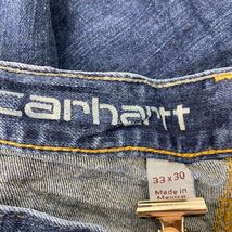 Carhartt デニムパンツ W33 カーハート ブルー メキシコ製 リラックスフィット 古着卸 アメリカ仕入 2405-595_画像8