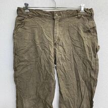 Carhartt ワークパンツ W38 カーハート ペインターパンツ ビッグサイズ ブラウン 古着卸 アメリカ仕入 2405-605_画像2