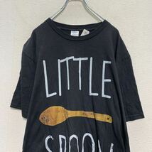 PORT&COMPANY 半袖 プリントTシャツ L ブラック ポートアンドカンパニー クルーネック スプーン 古着卸 アメリカ仕入 a605-6475_画像2