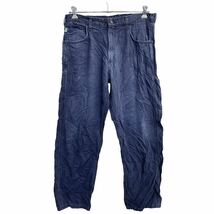 Carhartt ワークパンツ W36 カーハート ダック ペインターパンツ ビッグサイズ ネイビー メキシコ製 古着卸 アメリカ仕入 2405-692_画像1