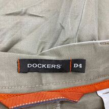 DOCKERS チノパン W34 ドッカーズ タックパンツ ベージュ コットン 古着卸 アメリカ仕入 2405-740_画像9