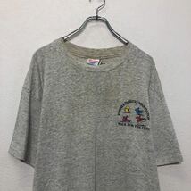 Hanes 半袖 プリント Tシャツ ヘインズ L ホワイト バックプリント シングルステッチ クルーネック 古着卸 アメリカ仕入 a605-6532_画像2