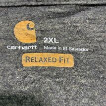 carhartt 長袖 プリントTシャツ 2XL グレー カーハート ビッグサイズ ロンT ロングTシャツ 古着卸 アメリカ仕入 a605-6557_画像7