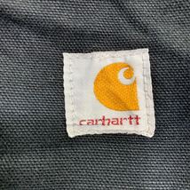 Carhartt ワークパンツ W36 カーハート ダブルニー ペインターパンツ ビッグサイズ ブラック コットン USA製 古着卸 アメリカ仕入 2405-635_画像9