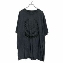 Locked Loaded 半袖 プリントTシャツ 3XL ダークグレー USA製 ビッグサイズ クルーネック 宝石 古着卸 アメリカ仕入 a605-6560_画像1