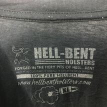 HELLBENT 半袖 プリント Tシャツ XL ブラック ビッグサイズ バックプリント クルーネック 古着卸 アメリカ仕入 a605-6538_画像8