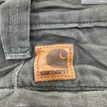 Carhartt ワークパンツ W32 カーハート ダックパンツ グレー コットン メキシコ製 古着卸 アメリカ仕入 2405-667_画像9