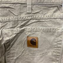 Carhartt ワーク・ペインターパンツ W32 カーハート ベージュ コットン ルーズフィット 古着卸 アメリカ仕入 2405-680_画像7