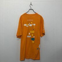 delta 半袖 プリント Tシャツ デルタ XL オレンジ ビッグサイズ バックプリント クルーネック 古着卸 アメリカ仕入 a605-6587_画像4