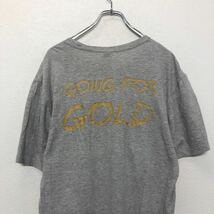 DISTRICT 半袖 プリント Tシャツ ディストリクト L グレー バックプリント クルーネック 古着卸 アメリカ仕入 a605-6579_画像5