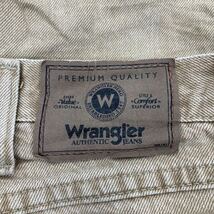 Wrangler デニムパンツ W36 ラングラー ビッグサイズ ベージュ コットン メキシコ製 古着卸 アメリカ仕入 2405-796_画像9