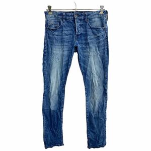 SCOTCH & SODA デニムパンツ W30 スコッチアンドソーダ ボタンフライ ブルー 古着卸 アメリカ仕入 2405-776