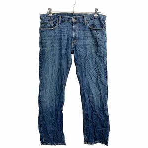 Levi's 514 デニムパンツ W38 リーバイス スリムストレート ビッグサイズ インディゴ コットン 古着卸 アメリカ仕入 2405-863