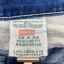 Wrangler デニムパンツ W38 ラングラー ビッグサイズ レギュラーフィット ブルー メキシコ製 古着卸 アメリカ仕入 2405-855_画像9