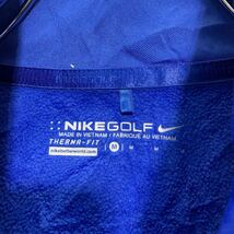 NIKE GOLF ハーフジップ ジャケット M ブルー ナイキ ジャージ 裏フリース スポーツウェア 古着卸 アメリカ仕入 a605-6702_画像7