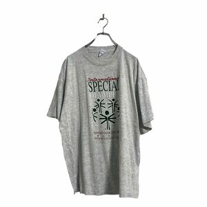 SOF Tee 半袖 プリント Tシャツ 2XL ライトグレー ビッグサイズ アメリカ製 古着卸 アメリカ仕入 a605-6780