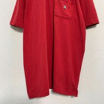 CHAPS 半袖 ポロシャツ L レッド チャップス ワンポイントロゴ 古着卸 アメリカ仕入 a605-6728_画像3