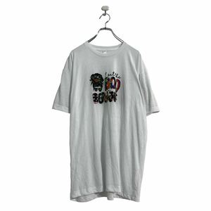 SUBLIVIE 半袖 プリント Tシャツ XL ホワイト ビッグサイズ 古着卸 アメリカ仕入 a605-6734