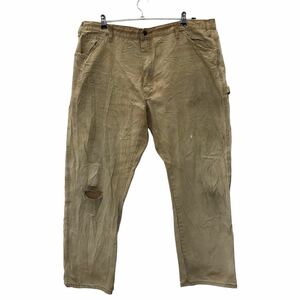 Dickies W42 ペインターパンツ ワークパンツ メキシコ製 コットン ベージュ 古着卸 アメリカ仕入 2312-1069