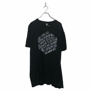 American Apparel 半袖 無地 Tシャツ アメリカンアパレル XL ブラック ビッグサイズ バックプリント 古着卸 アメリカ仕入 a605-6948