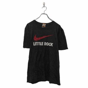 NIKE 半袖 プリント Tシャツ ナイキ M グレー クルーネック 古着卸 アメリカ仕入 a605-6991