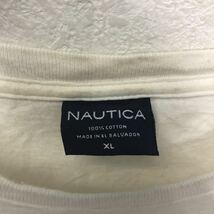 NAUTICA 半袖 プリント Tシャツ ノーティカ XL ホワイト ビッグサイズ バックプリント クルーネック 古着卸 アメリカ仕入 a605-6986_画像7