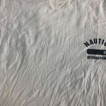 NAUTICA 半袖 プリント Tシャツ ノーティカ XL ホワイト ビッグサイズ バックプリント クルーネック 古着卸 アメリカ仕入 a605-6986_画像8