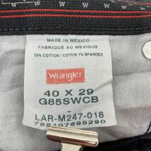 Wrangler デニムパンツ W40 ラングラー ビッグサイズ インディゴ メキシコ製 古着卸 アメリカ仕入 2405-1055_画像8