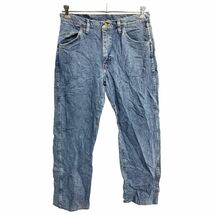 Wrangler デニムパンツ W32 ラングラー ブルー コットン メキシコ製 古着卸 アメリカ仕入 2405-1071_画像1