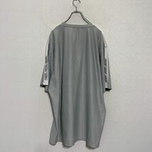 Reebok 半袖 ロゴTシャツ 3XL～ ライトグレー ホワイト 切替 リーボック ビッグサイズ スポーツウェア 古着卸 アメリカ仕入 a605-7035_画像6